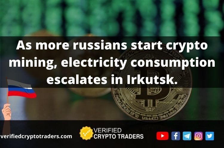 As more Russians start crypto mining, electricity consumption escalates in Irkutsk.