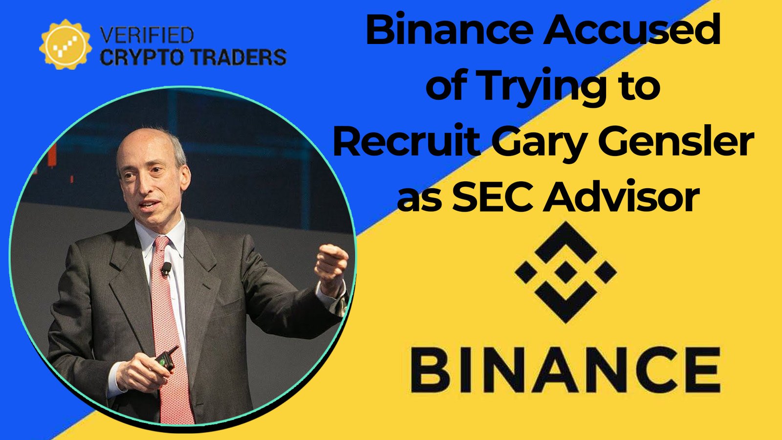 Binance Accused of Trying to Recruit Gary Gensler as SEC Advisor